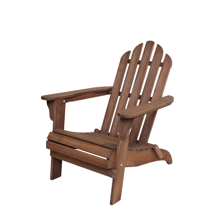Adirondack Stol foldbar 97x73x87 cm natur