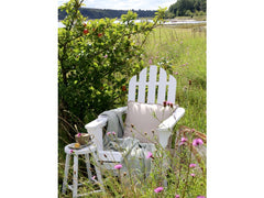 Adirondack Stol foldbar 97x73x87 cm hvid