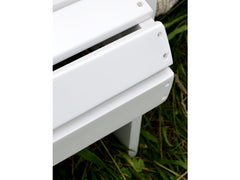 Adirondack Stol foldbar 97x73x87 cm hvid