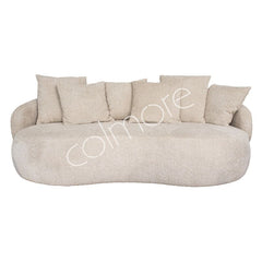 Sofa Porto 2-personers beige 206x107x70 cm