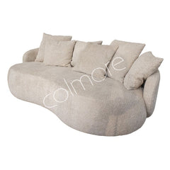 Sofa Porto 2-personers beige 206x107x70 cm