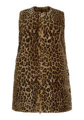No 1. By Ox Leopardvest i imiteret pels
