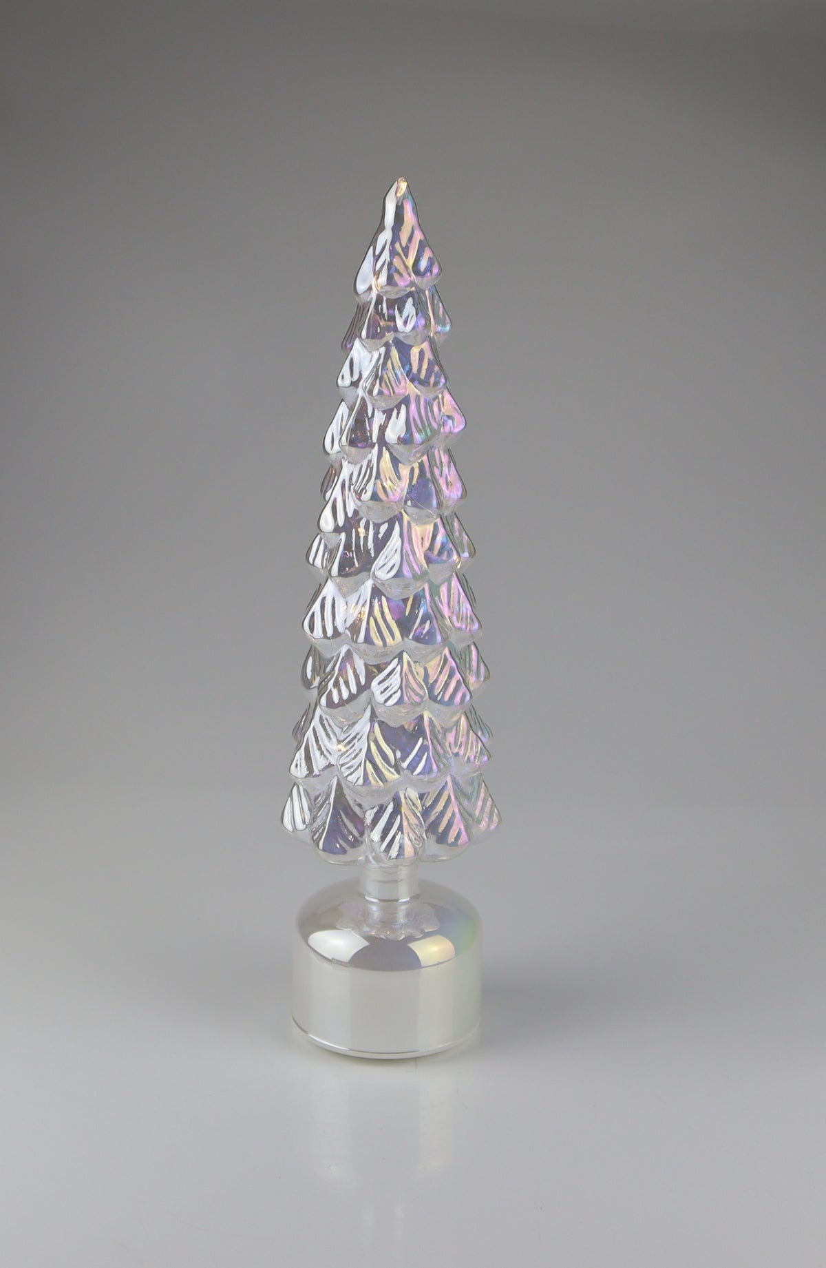 Lystræ Hvid Glas roterende 36 cm timer