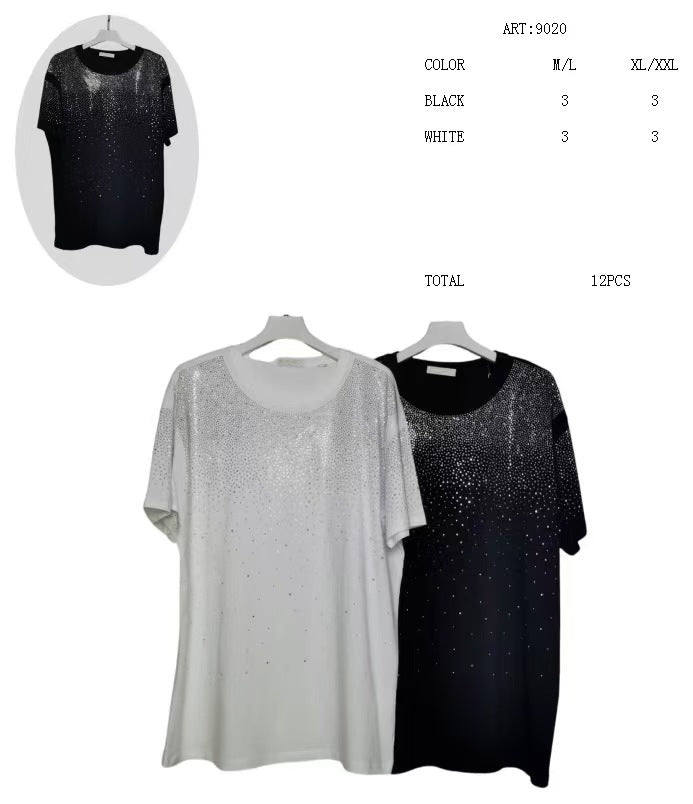 T-shirt med bling - ITMARTS25 by Livia