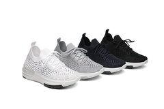 Soksneakers med snøre bling by Krone 1