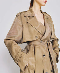 Access Double-breasted trench coat