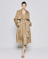 Access Double-breasted trench coat