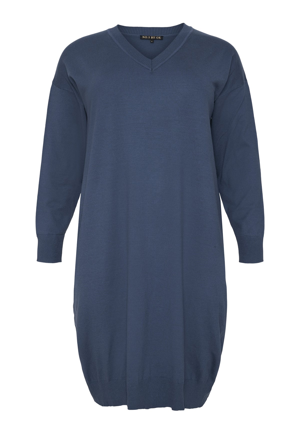 No 1. By Ox V neck knitted dress