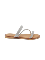 Sandaler med krysende bling