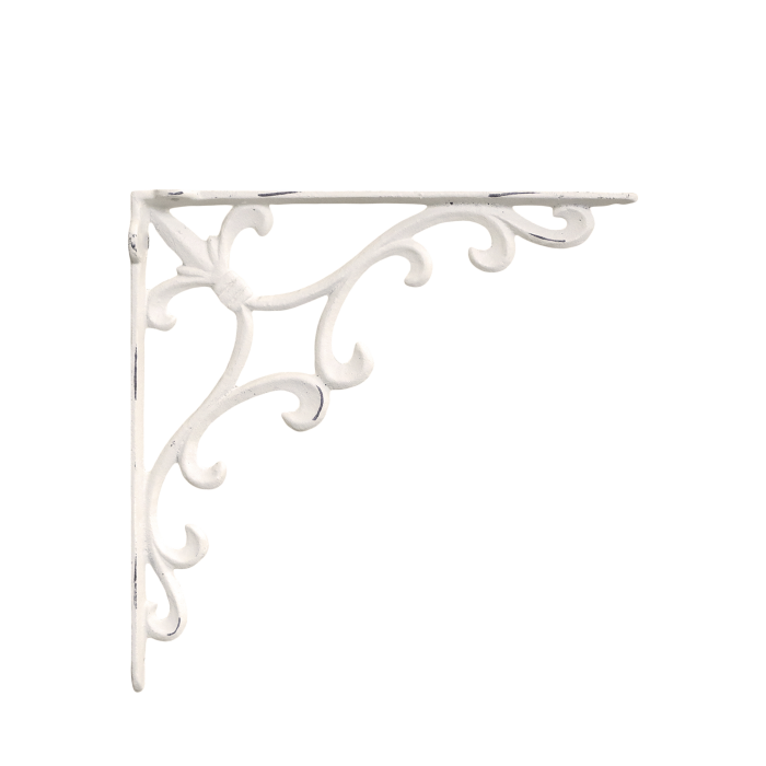 Hyldeknægt med fransk lilje Antique creme 25x25x4 cm