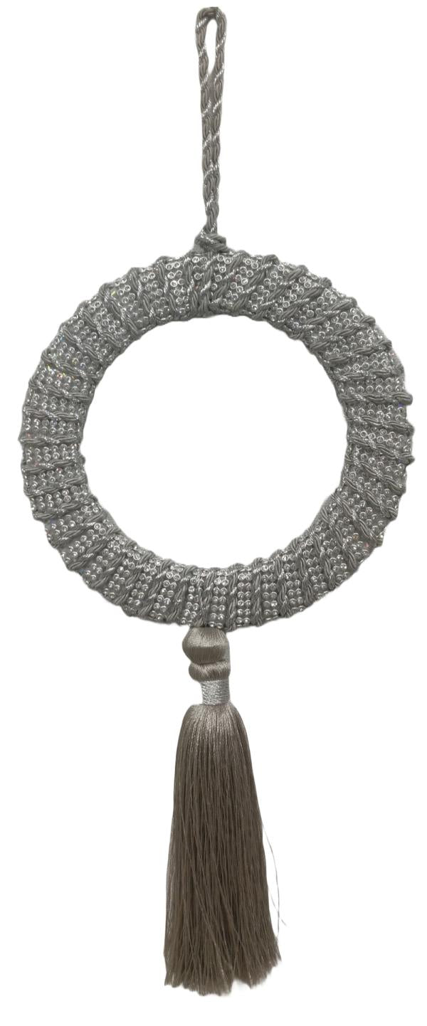 Ringornament "Diamant" m. Kvast sølv by Cor Mulder