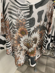 Bluse med print - Ingen returret by Krone 1