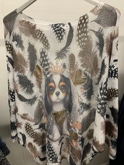 Bluse med print - Ingen returret by Krone 1