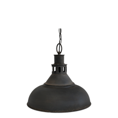 Factory Lamp H32.5/D36 cm antique black