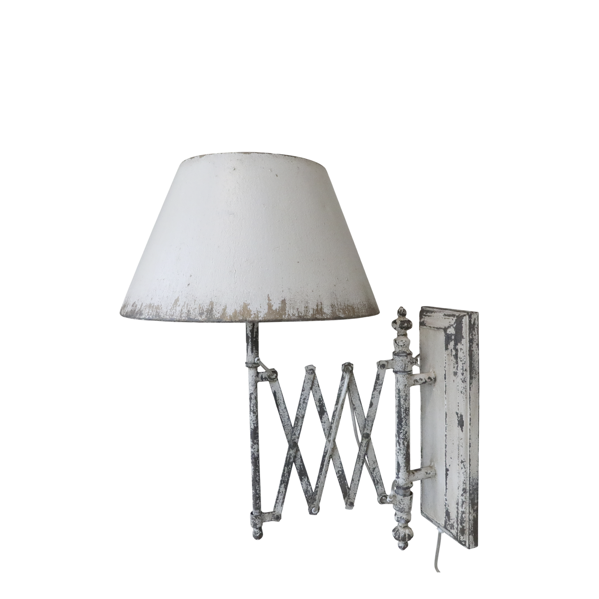 Lampe til væg H55/L40/B3,5 cm antique creme