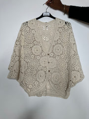 Hæklet cardigan med perler - ITJULI25