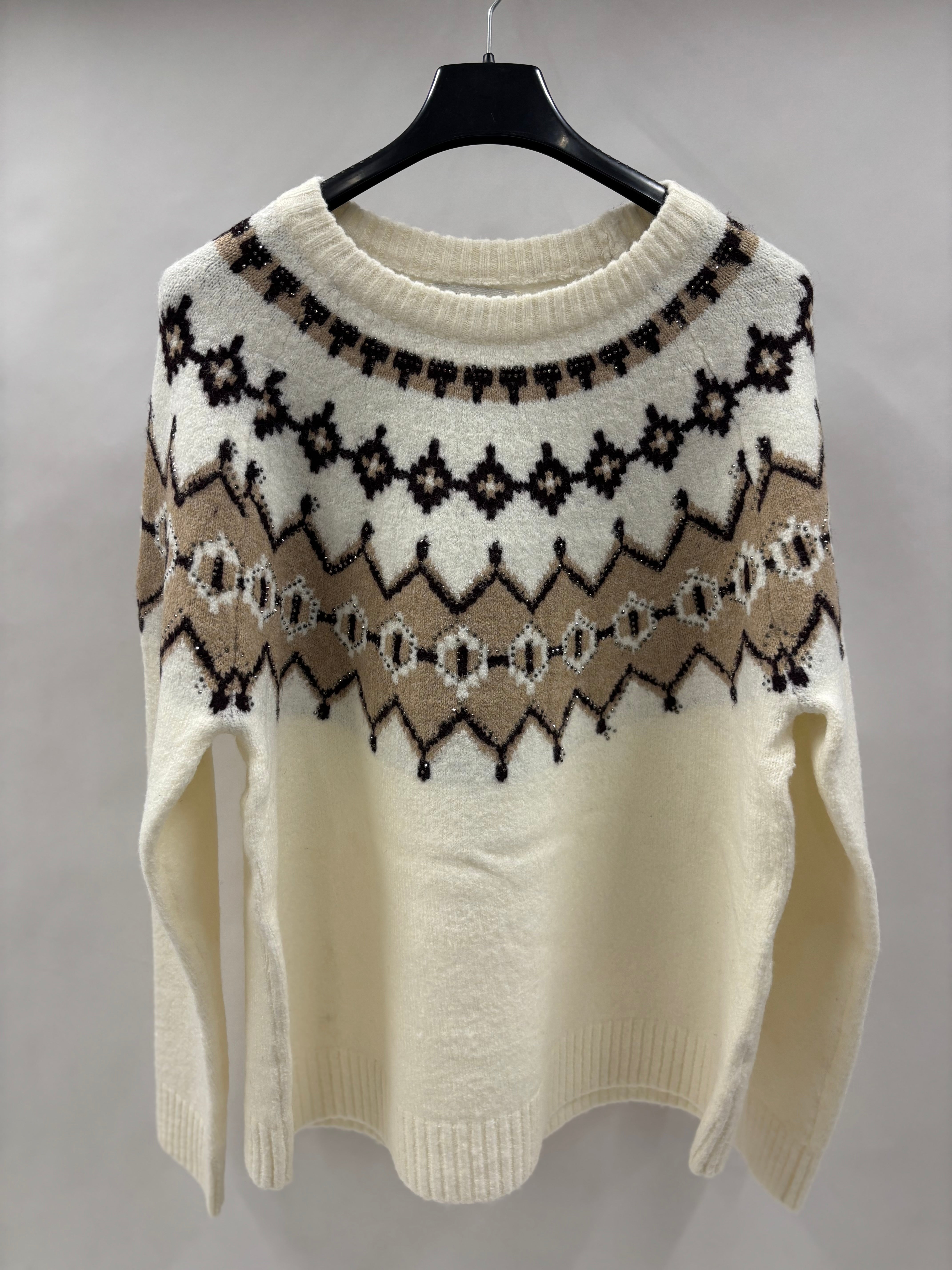 Striktrøje Med Bling