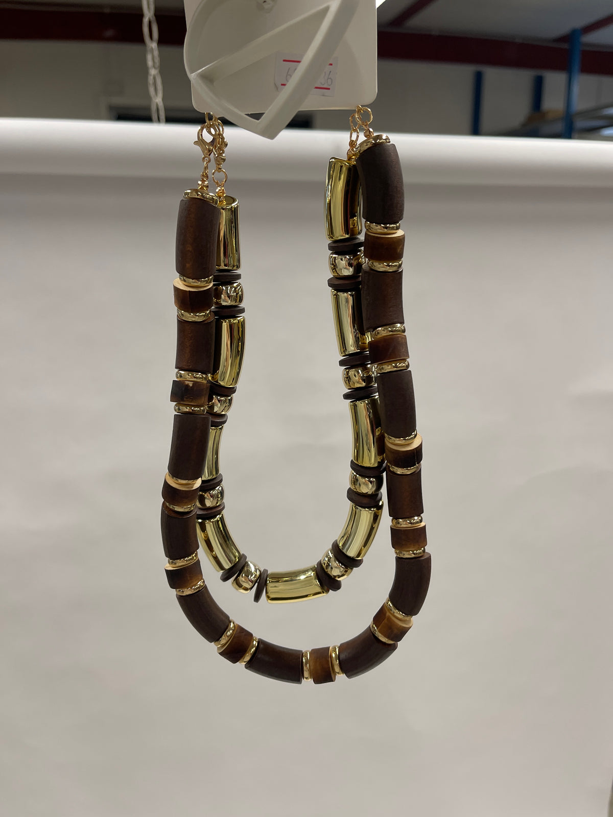 Halskæde med trædetalje