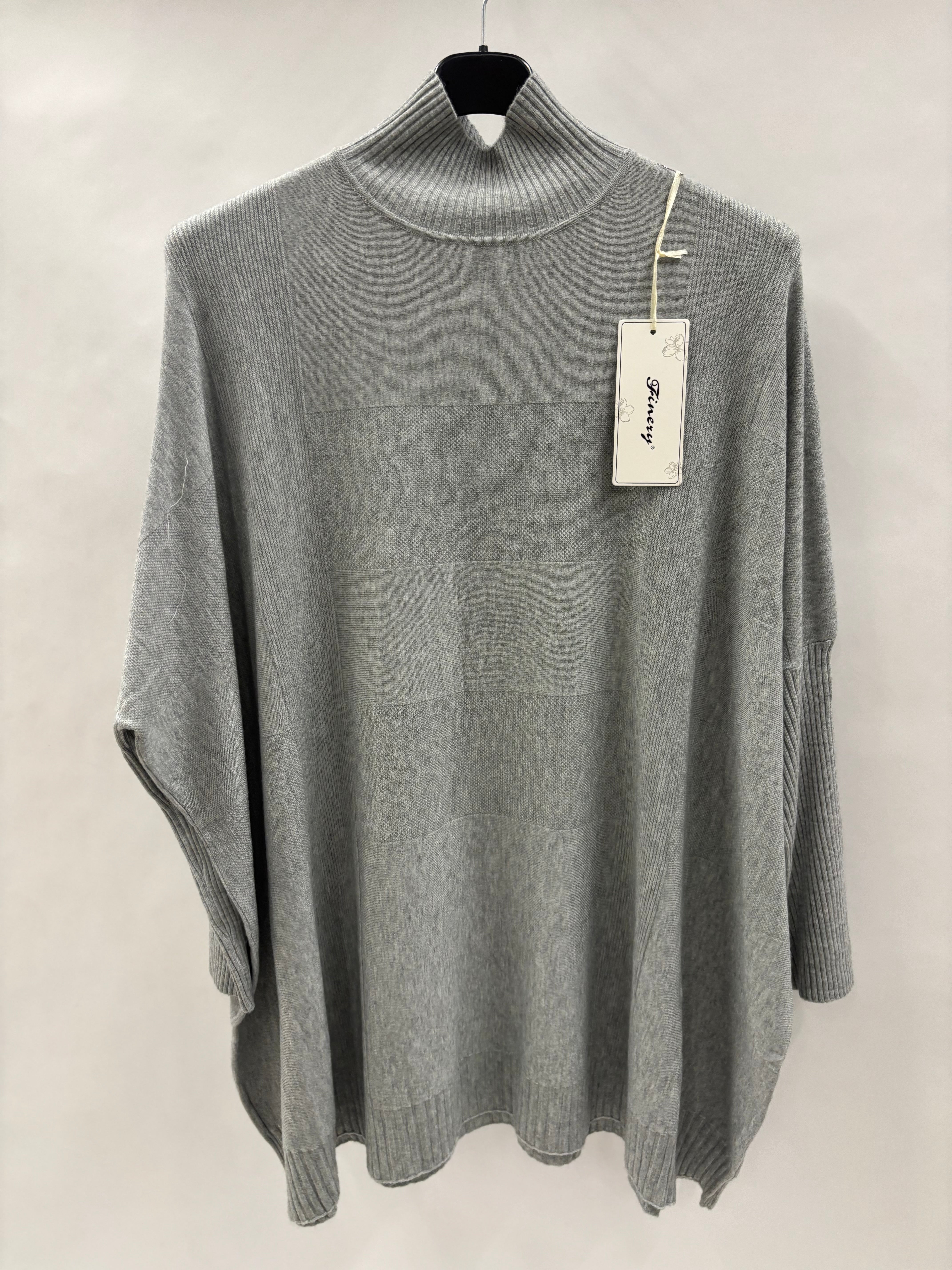 Højhalset Striktrøje