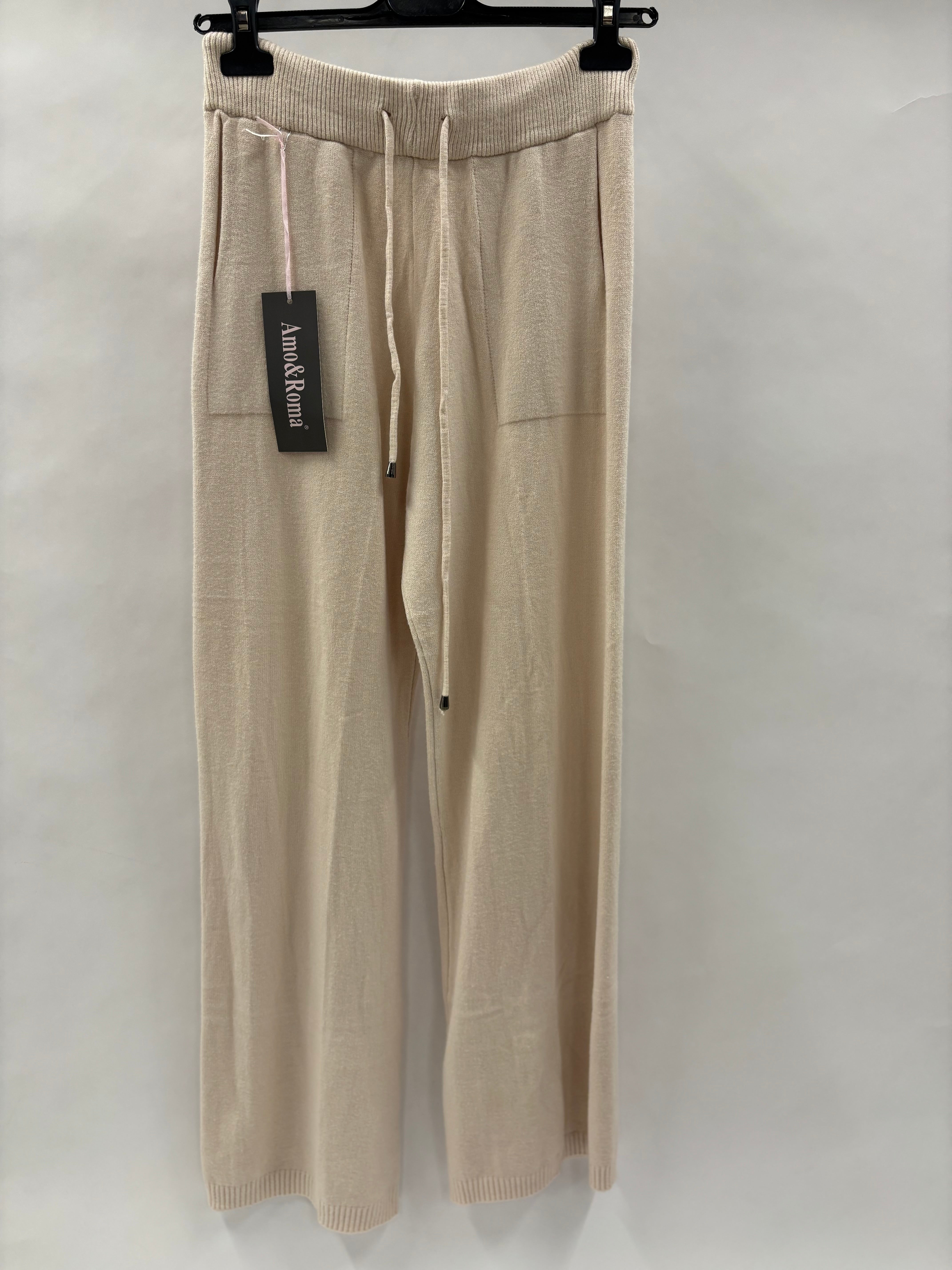 Strikbukser Med Lommer