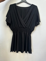 Bluse med smocktalje - ITJULI25