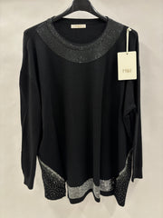 Strikbluse, Blingkanter