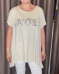 T-shirt ashape adore - Brystmål 130cm