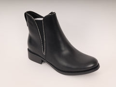 Støvler med bling sort - Store størrelser by Krone 1