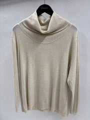 Strikbluse Stor Krave