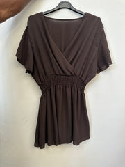 Bluse med smocktalje - ITJULI25