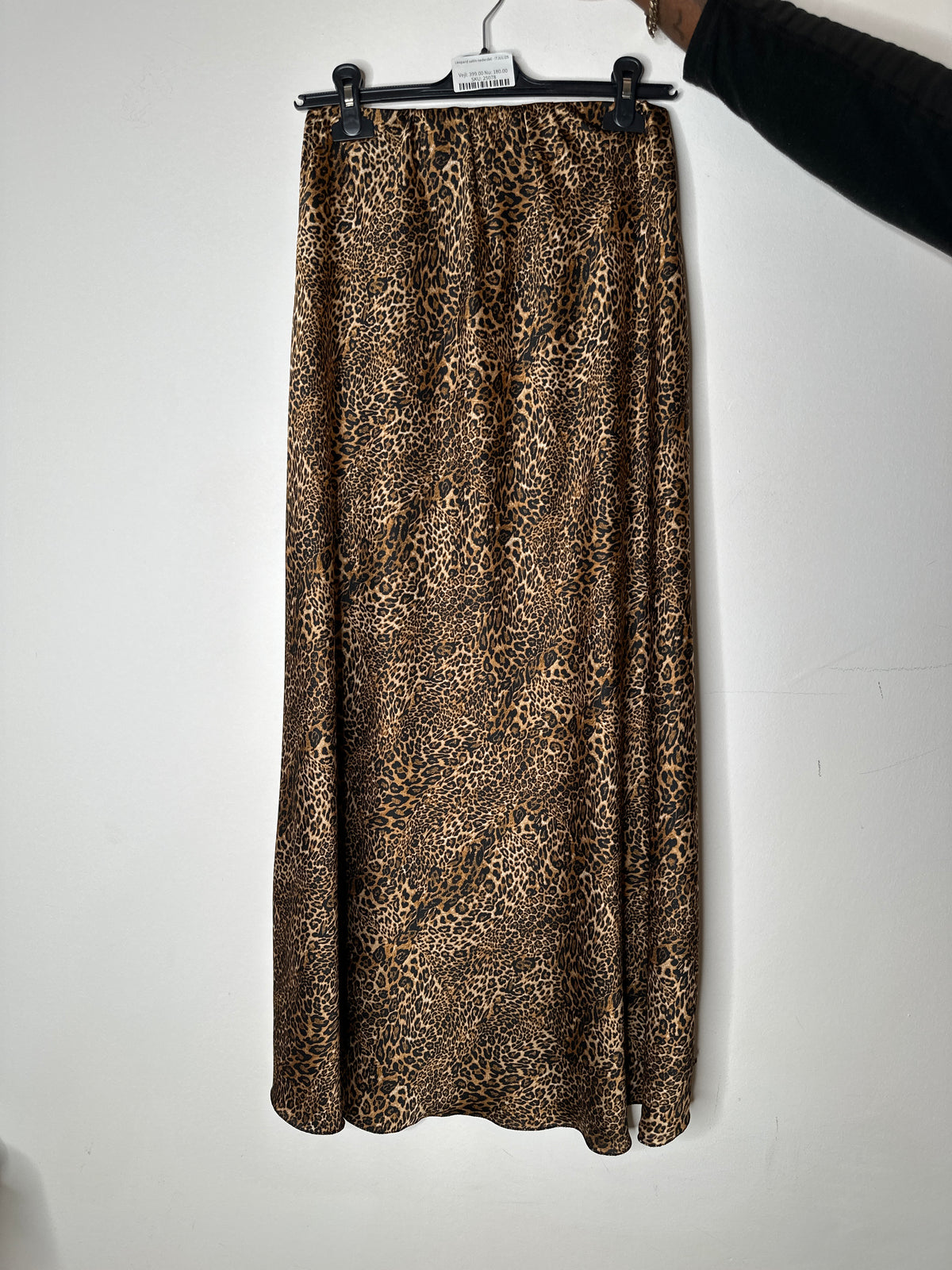 Leopard satin nederdel - ITJULI25