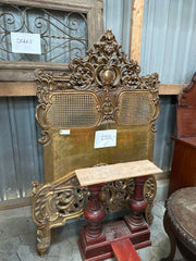 Guld sengegavl h177 b113 d5
