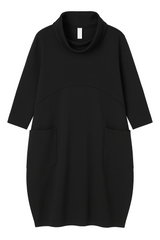 Sweatshirtkjole med lommer