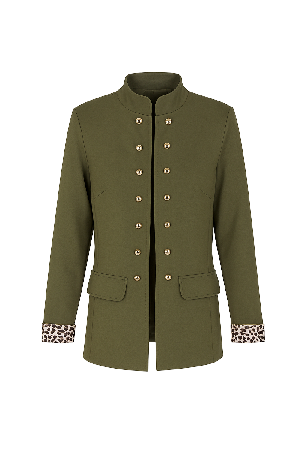 Blazer jakke med guld knapper og leo cuffs by Krone 1