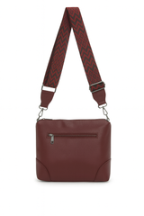 Taske med zigzag taskestrop 22x13x25cm by Eric Bags