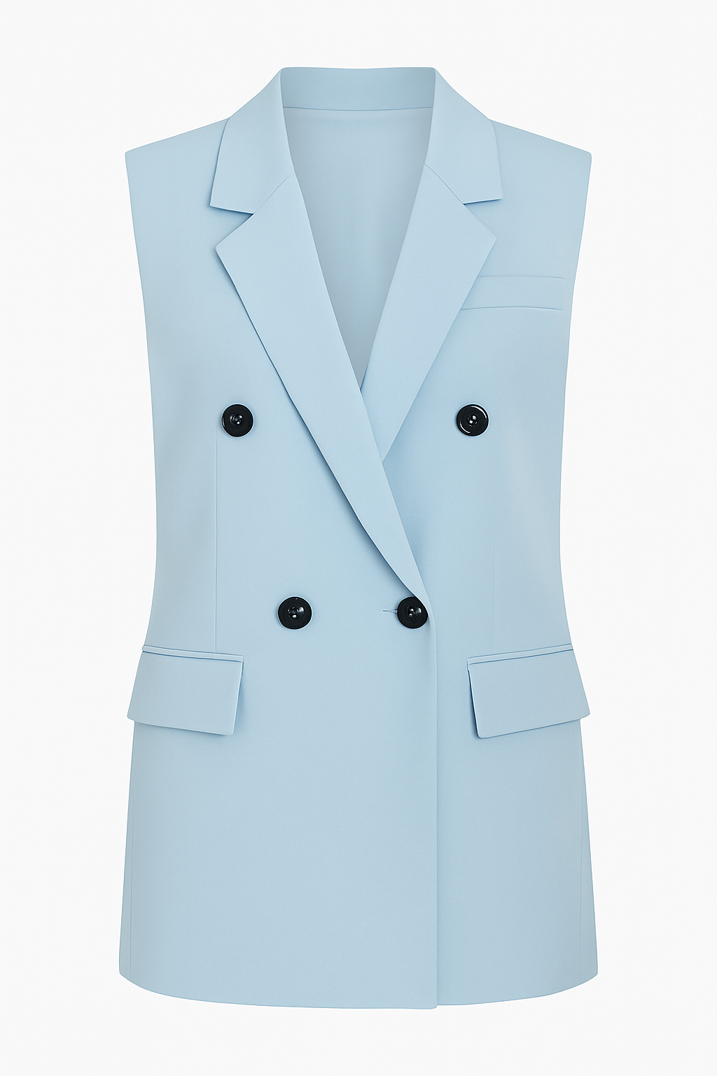 Kort blazer vest