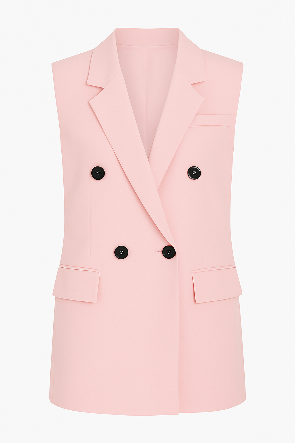 Kort blazer vest