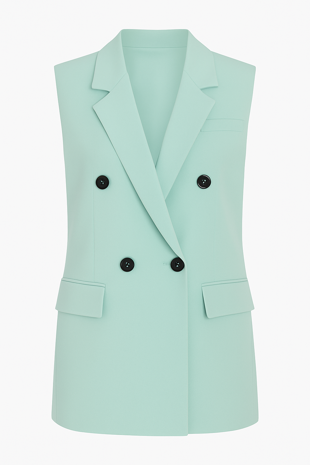 Kort blazer vest