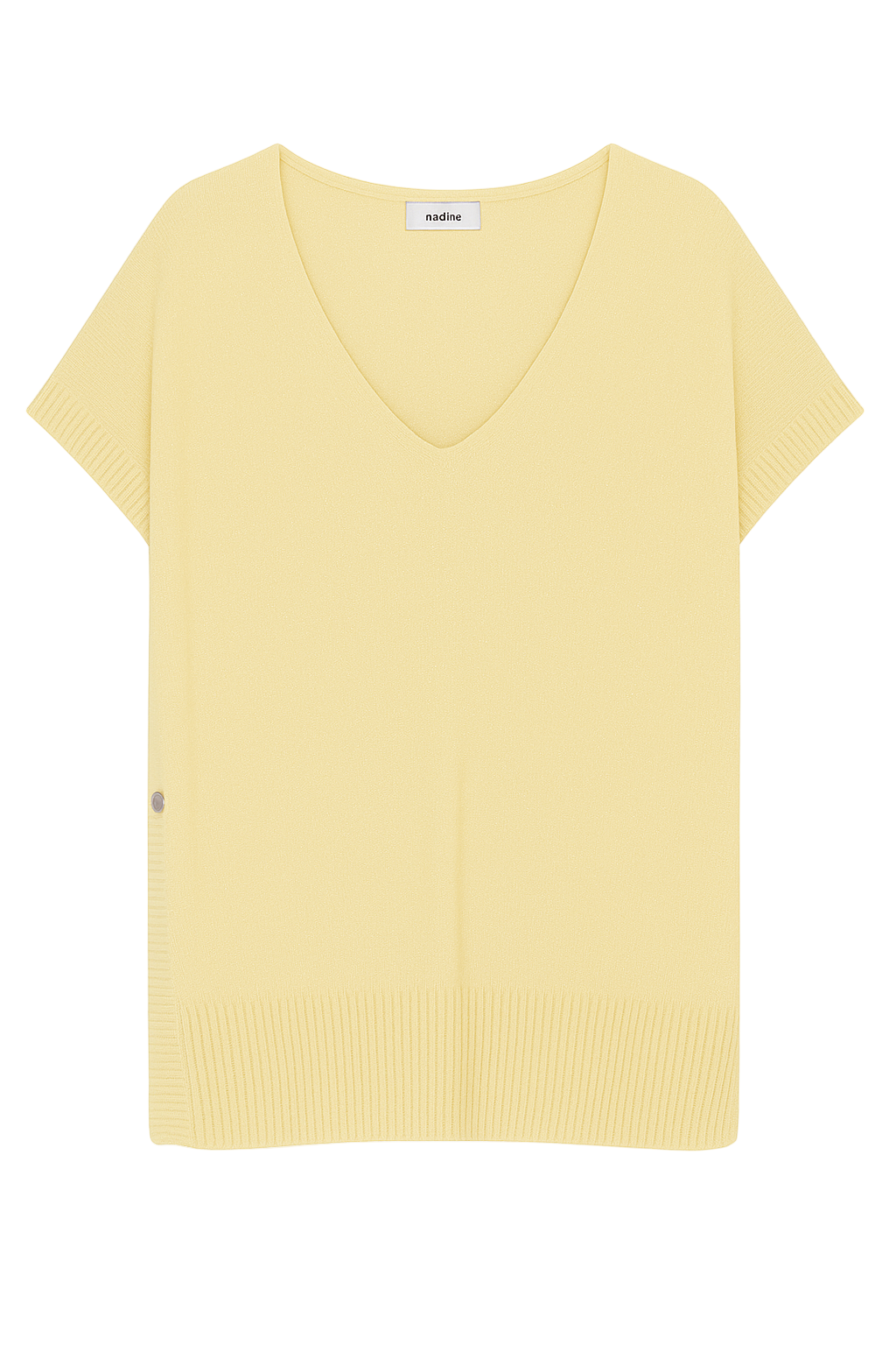 Strikvest med knap og lurex - Brystmål 140cm by Krone 1