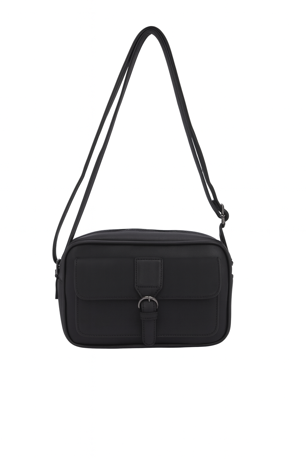 Crossbody taske med spænde front 24x7x15cm by Eric Bags