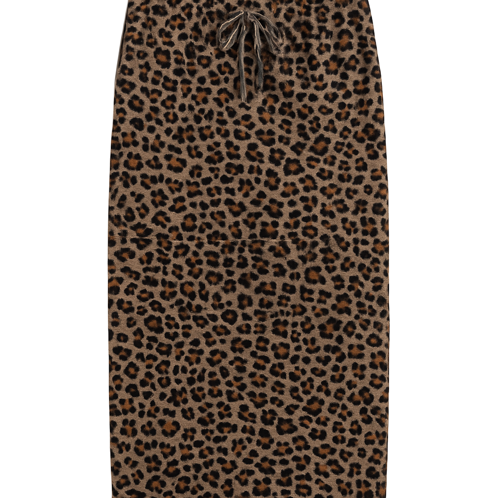 Mirakel maxinederdel med leopard print - Ingen returret