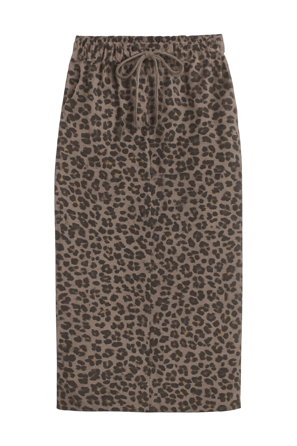 Mirakel maxinederdel med leopard print - Ingen returret