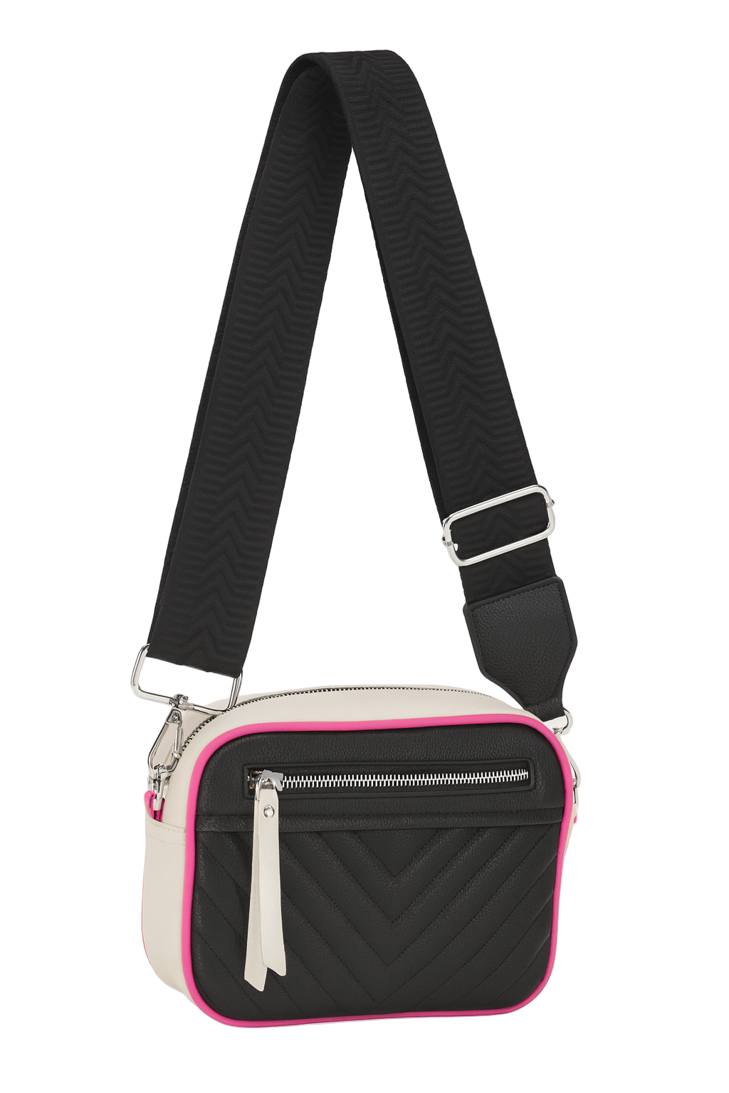 Color block crossbody taske 24x8x18cm - Ingen returret by Eric Bags