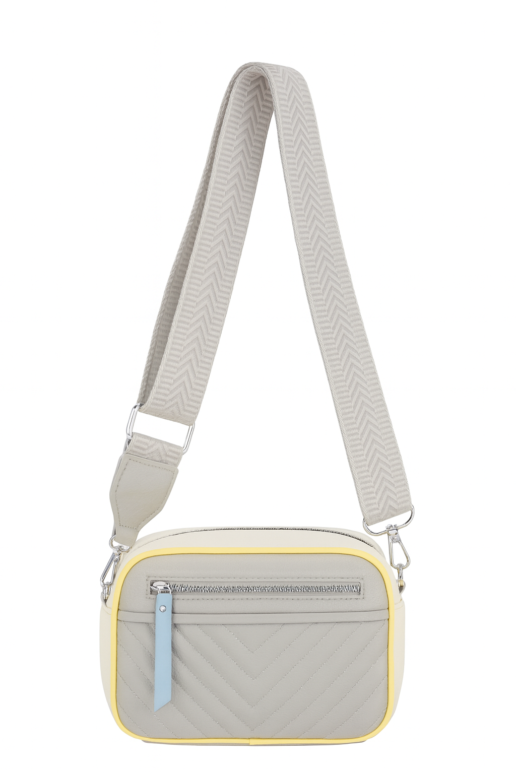 Color block crossbody taske 24x8x18cm - Ingen returret by Eric Bags
