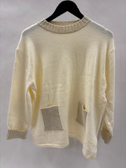 Striktrøje Glimmerlommer