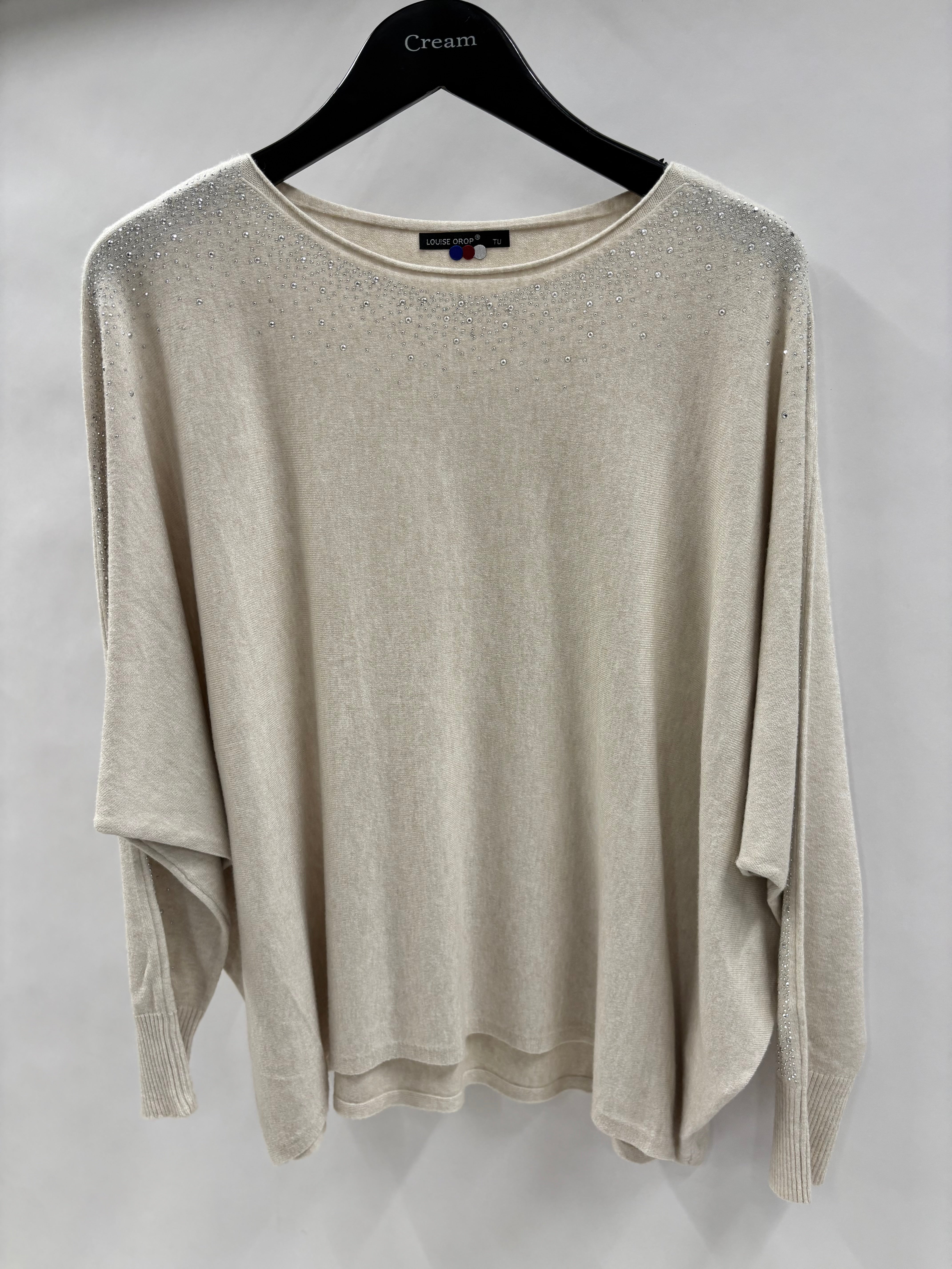 Strikbluse, Blingærmer