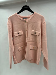 Cardigan Med Guldknapper