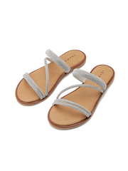 Sandaler med krysende bling