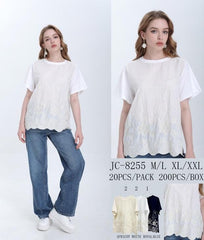 T-shirt med broderi - ITMARTS25
