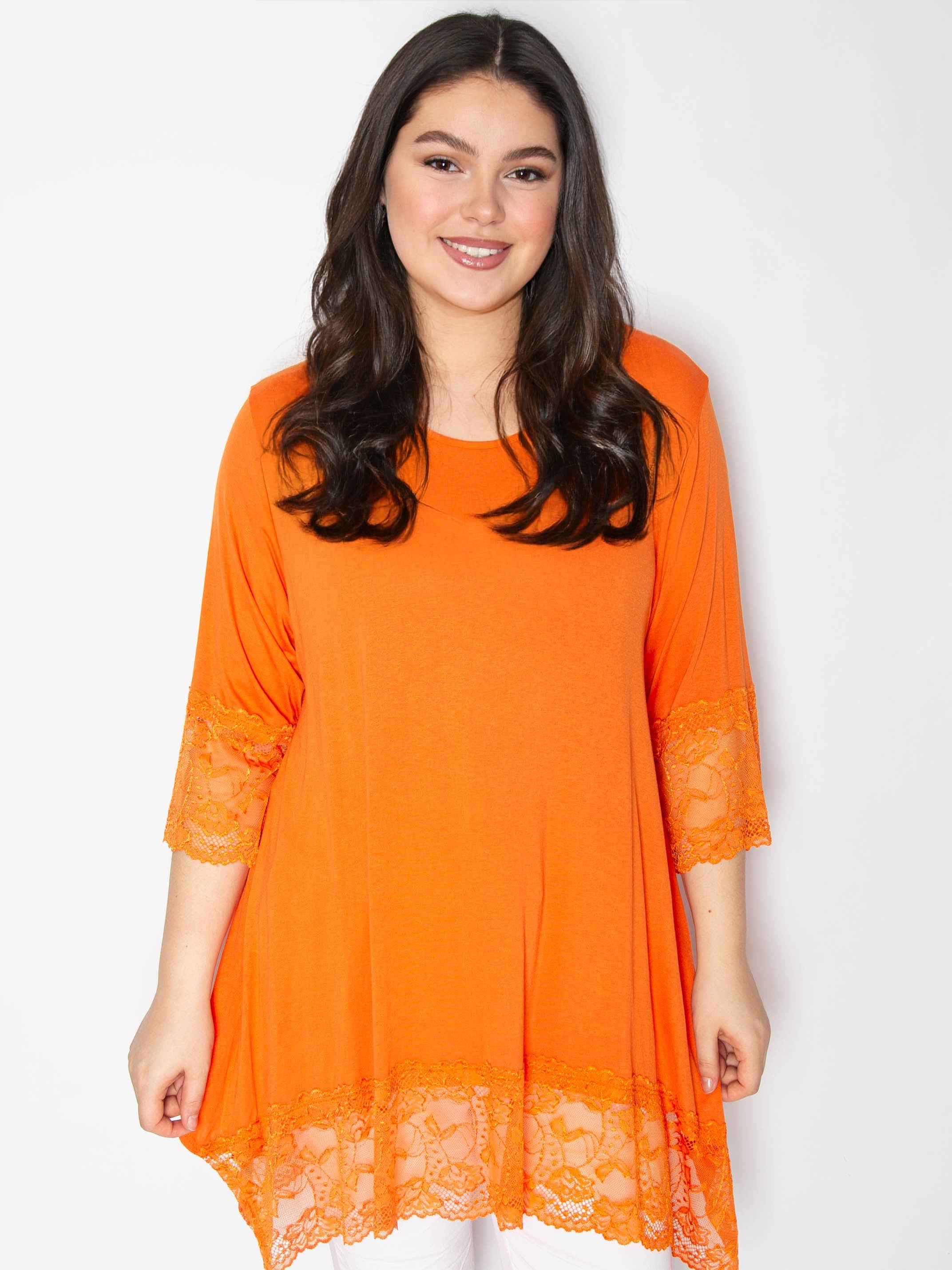 Blonde bluse trekvart ærme